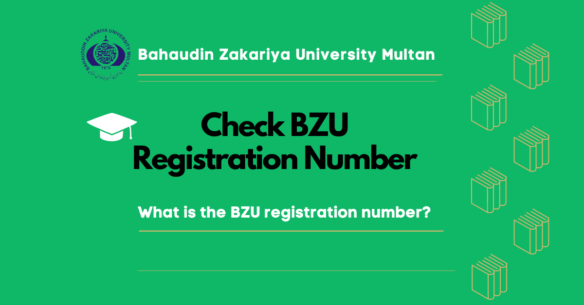 How to Check BZU Registration Number