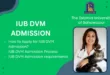 IUB DVM Admission